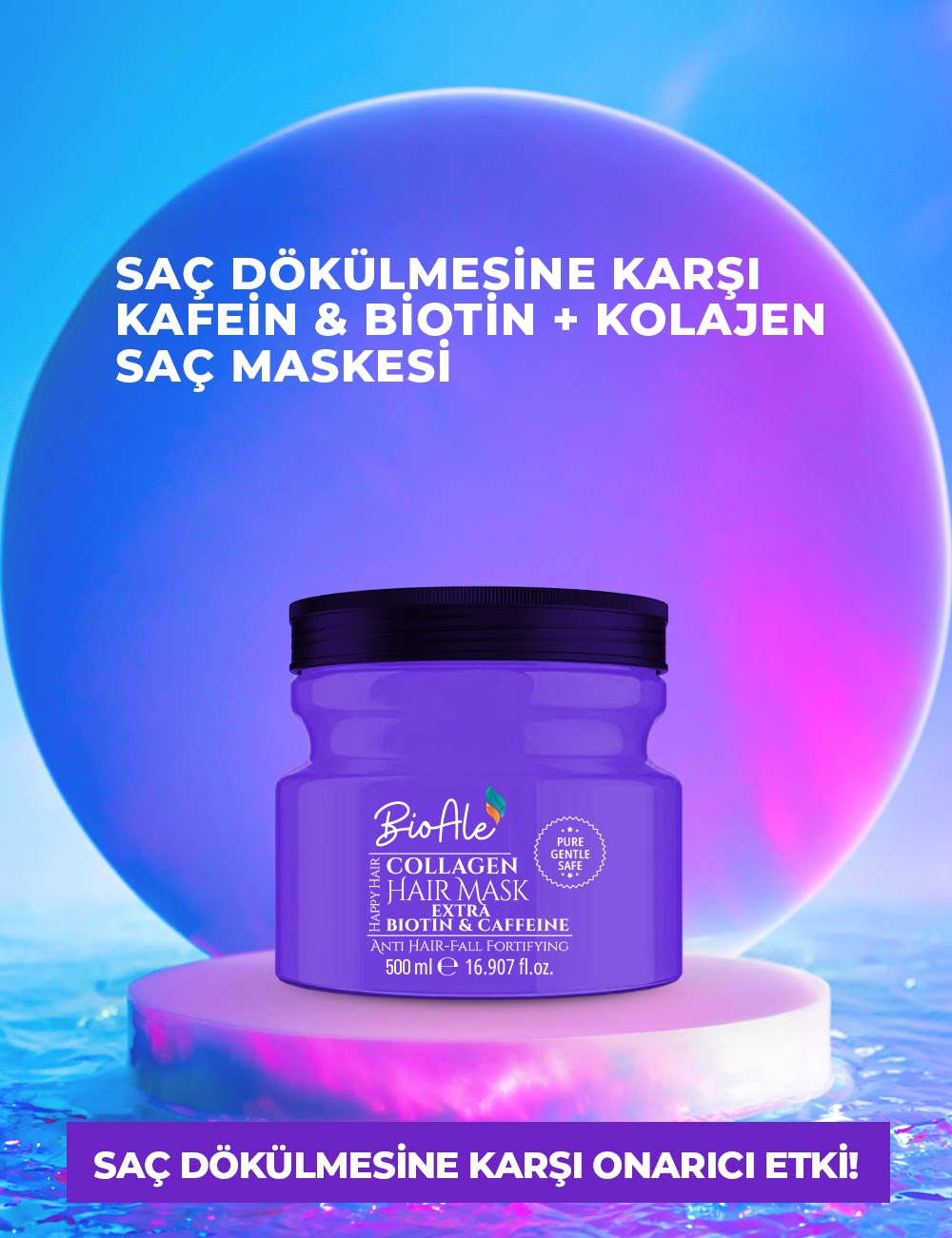 Bioale Saç Dökülmesine Karşı Keratin Maske
