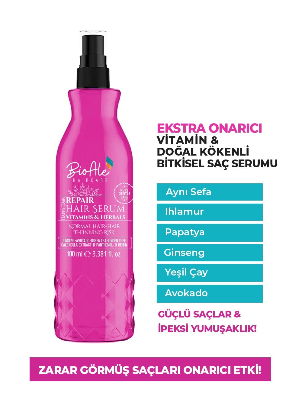 Bioale Saç Onarıcı Serum