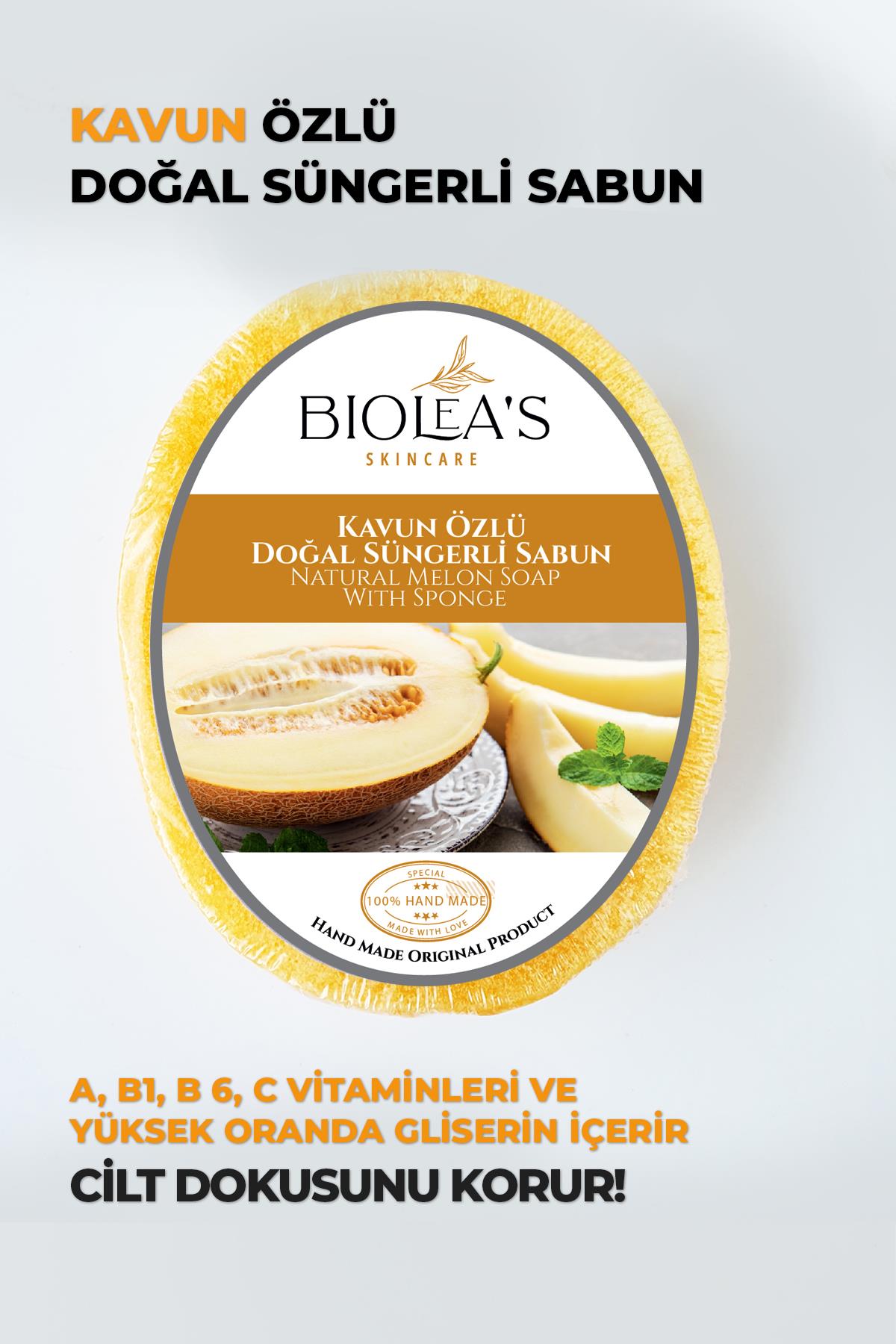 Kavun Özlü Doğal Süngerli Sabun 135 gr