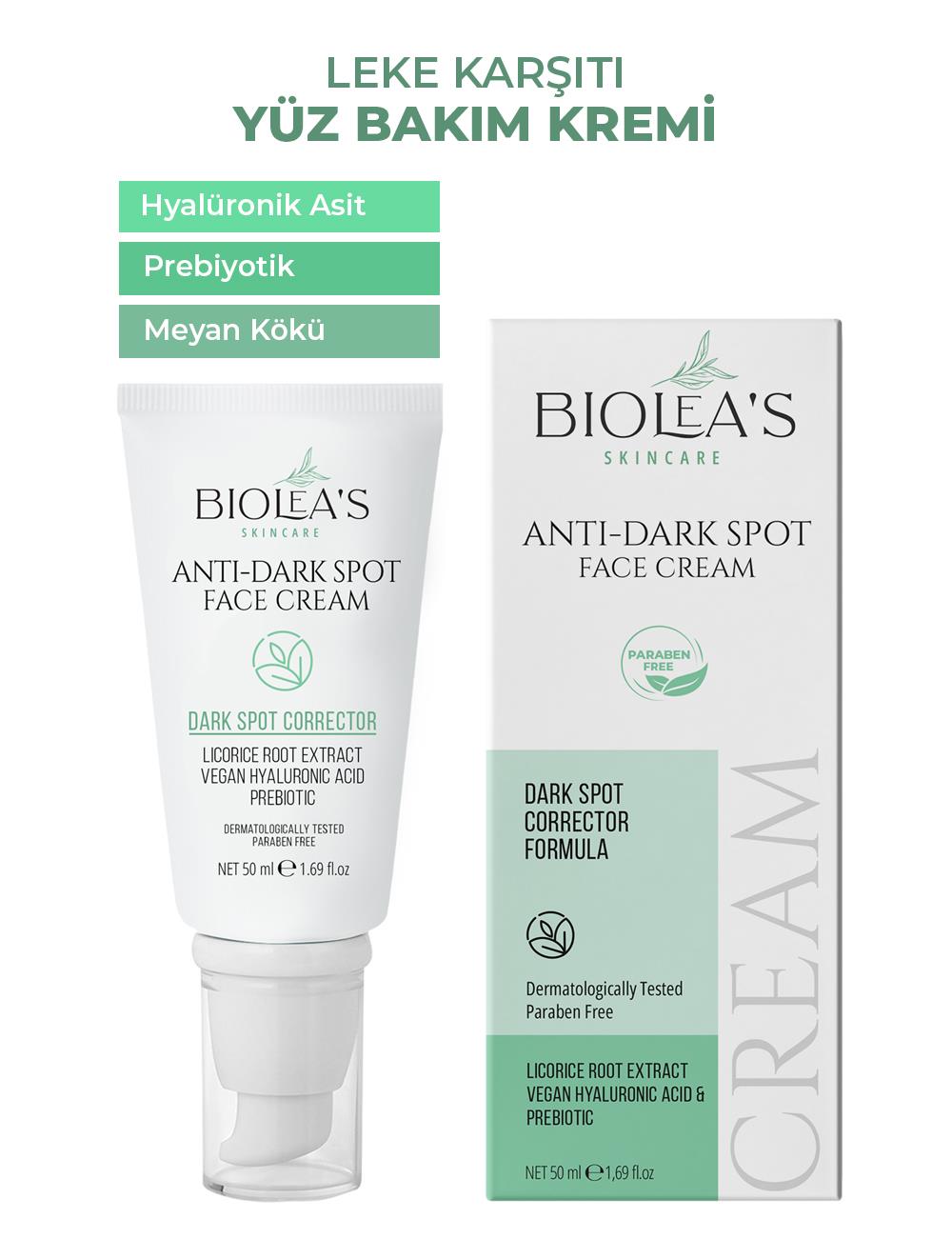 Koyu Leke Karşıtı, Aydınlatıcı Yüz Kremi 50 ml