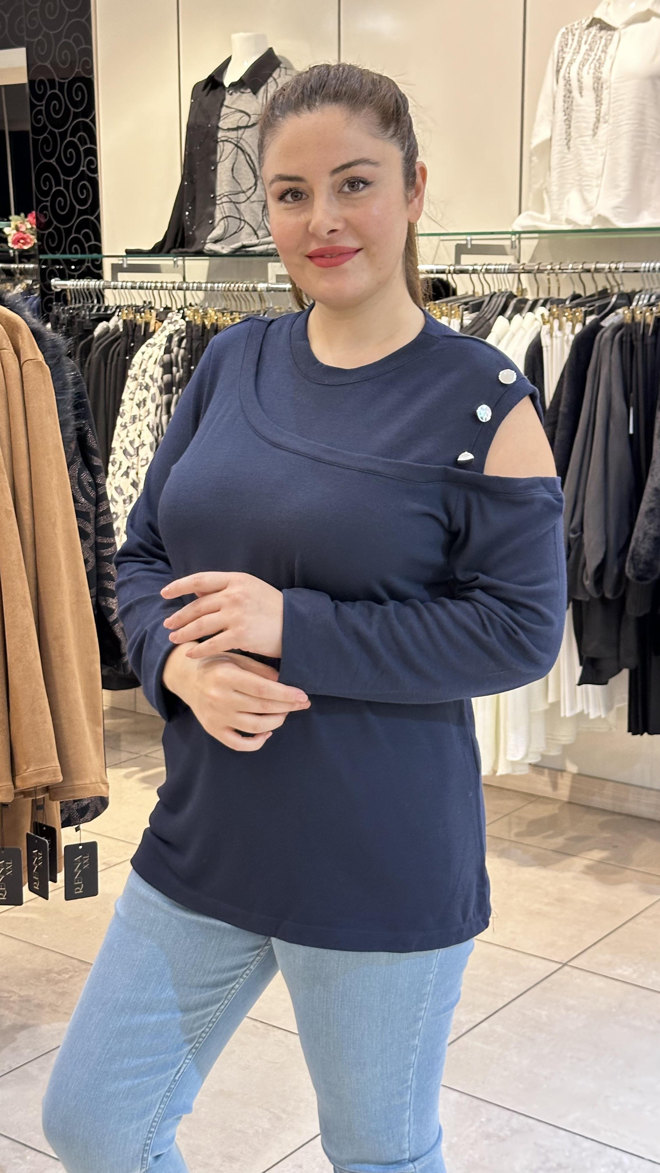 Kol Detaylı Bluz 6537 Rm