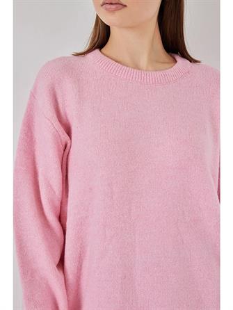 0-10322 Oversize Triko Kazak - Pembe