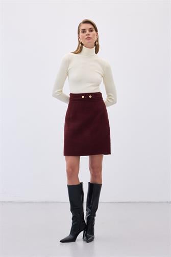 1356 Tam Balıkçı Triko - Ekru