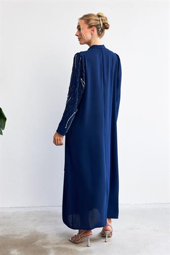2201 Taş İşlemeli Abiye Elbise - Parlement