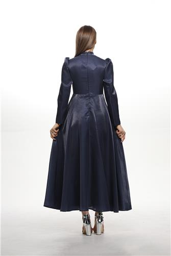 2230 Omuz Taş Detaylı Janjan Abiye