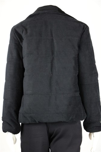 4017 Kadife Kısa Mont