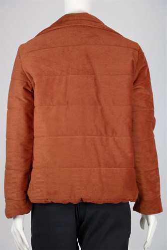 4017 Kadife Kısa Mont