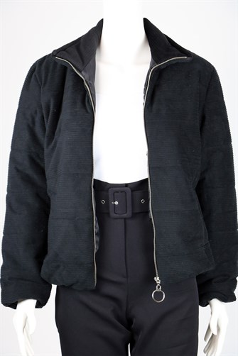 4017 Kadife Kısa Mont