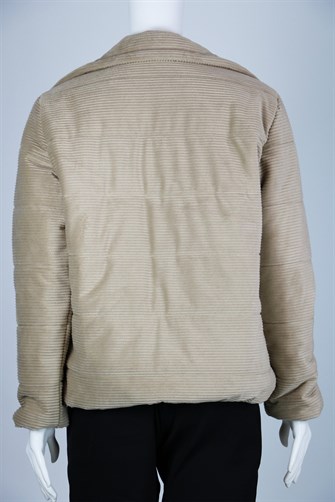 4017 Kadife Kısa Mont