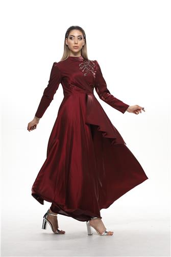 431 Göğüsü Taş Dtylı Janjan Abiye