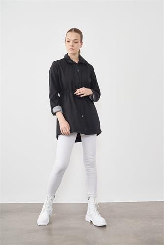 5669 Belden Lastikli Trençkot