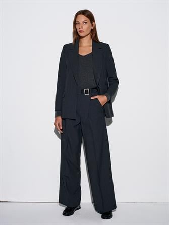 72200 Rahat Kalıp Cepli Kemerli Geniş Paça Kumaş Pantolon - Antrasit