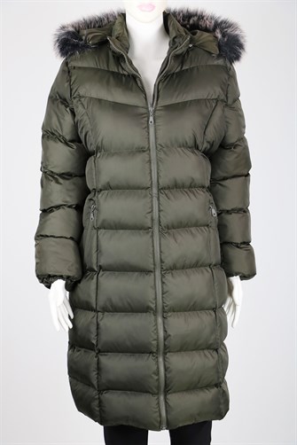 7459 Kapişonlu Tüylü Şişme Mont