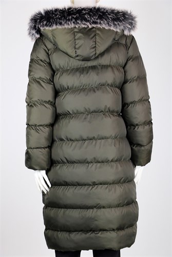 7459 Kapişonlu Tüylü Şişme Mont