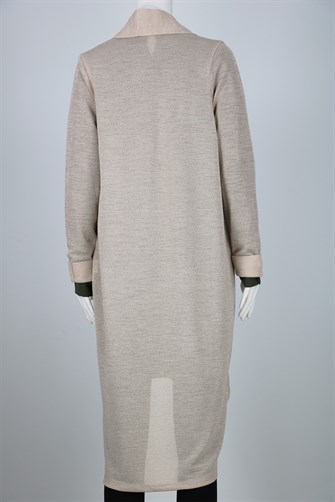 BC6748 Simli Hırka - Krem