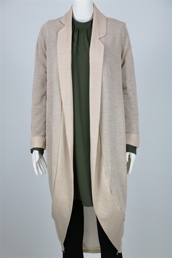 BC6748 Simli Hırka - Krem