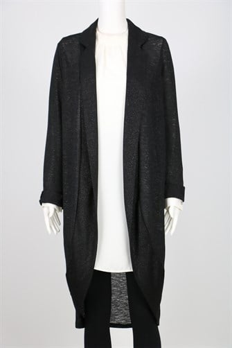 BC6748 Simli Hırka - Siyah