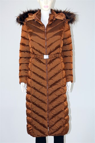 Kapişonlu Şişme Mont