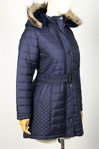 Kopüşonlu Kaputane Mont Beli Kemereli