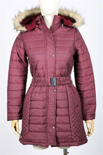 Kopüşonlu Kaputane Mont Beli Kemereli