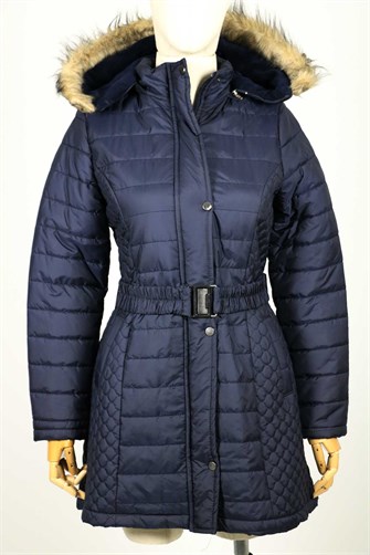 Kopüşonlu Kaputane Mont Beli Kemereli