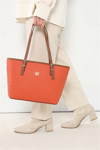 Levidor Monogram Baskılı Tote  Çanta - 0045C910