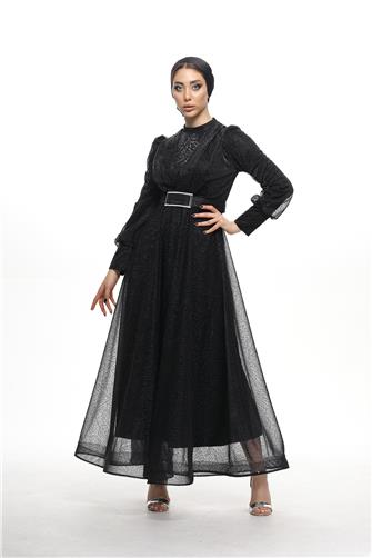 Önü Taş Detaylı Mevlana Abiye