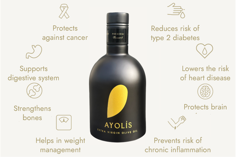 8 benefits of Ayolis olive oil