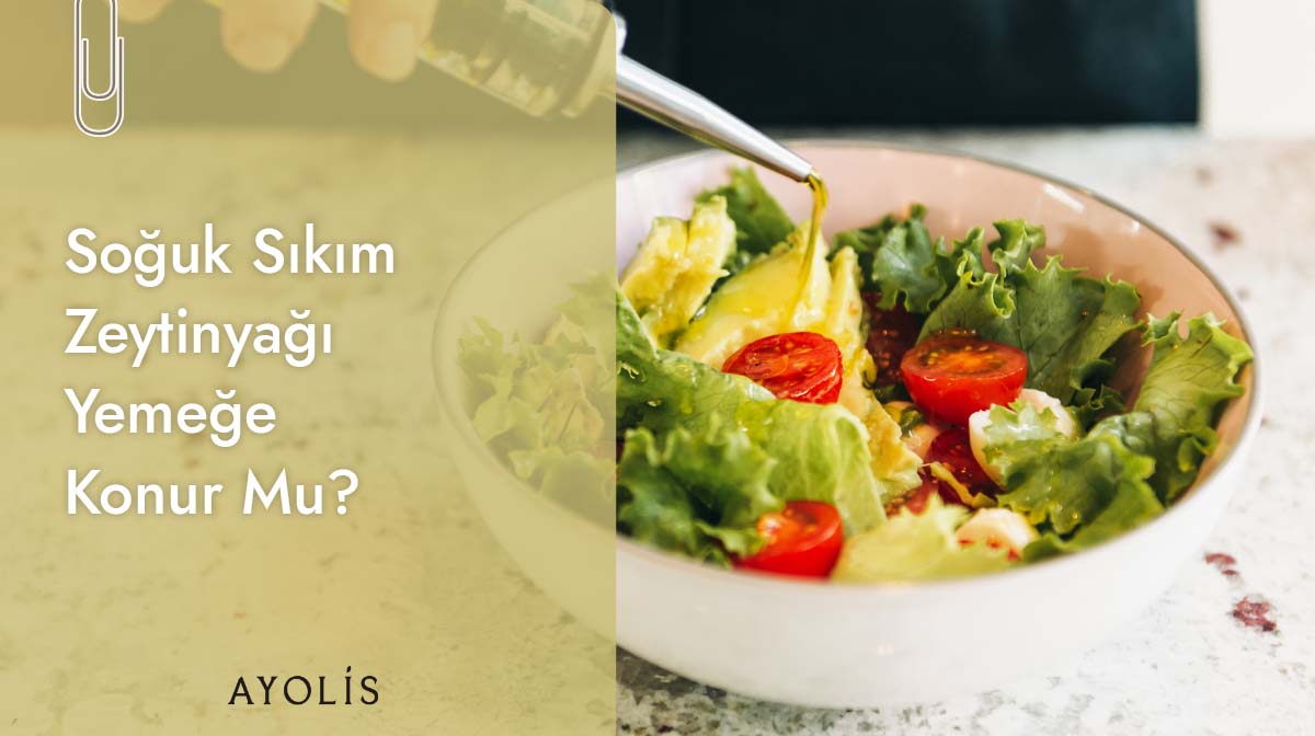 Yemek pişirirken kullanılan soğuk sıkım zeytinyağı görseli