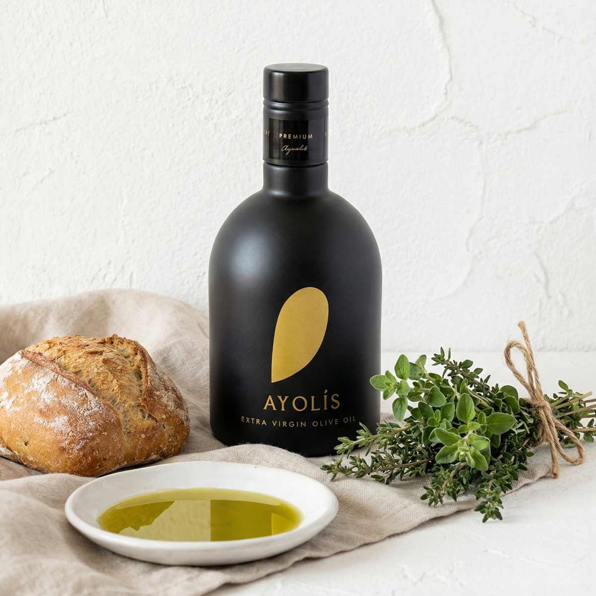 Ayolis Premium Gurme Ayvalık Ödüllü Yüksek Polifenollü Erken Hasat Soğuk Sıkım Natürel Sızma Zeytinyağı 500 Ml