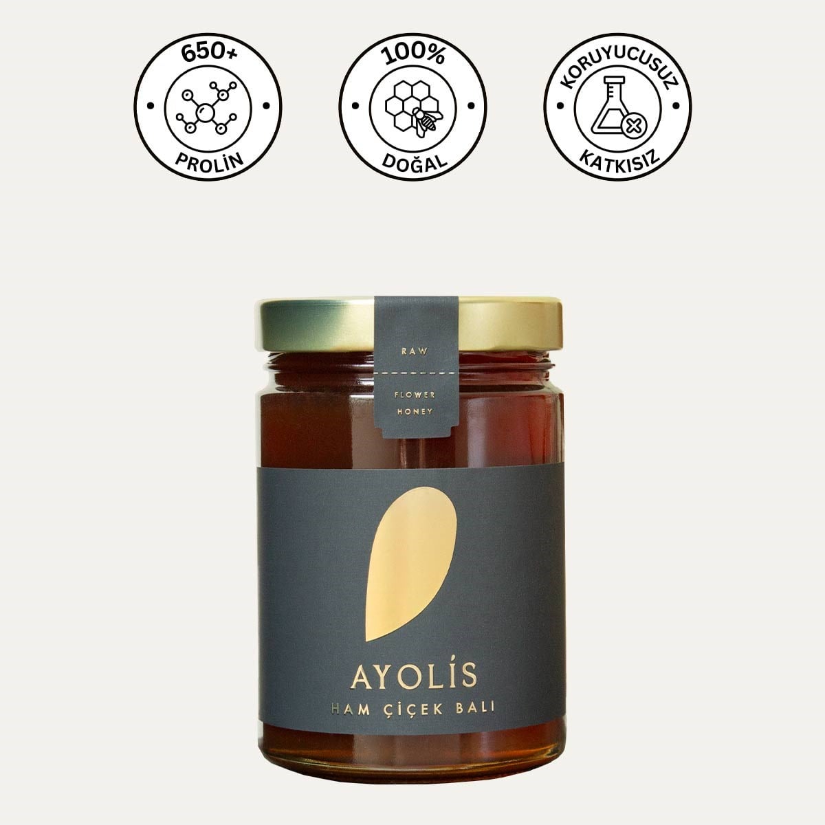 Ayolis Premium Ham Çiçek Balı 650 g