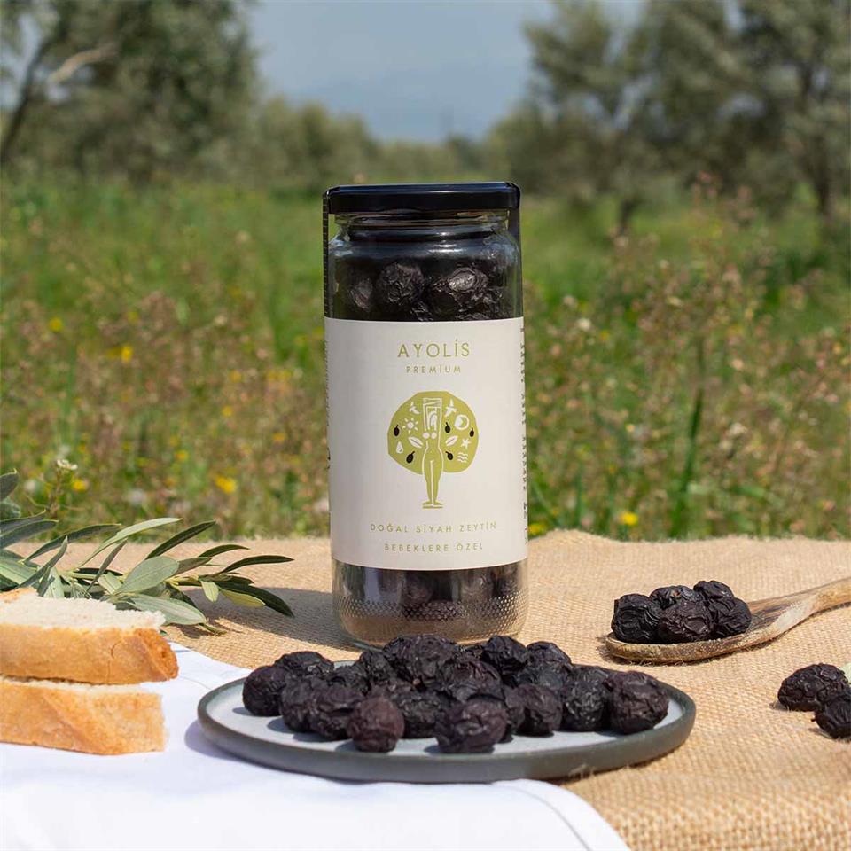 Ayolis Premium Bebek Zeytini 275 g (Organik Zeytinyağlı)