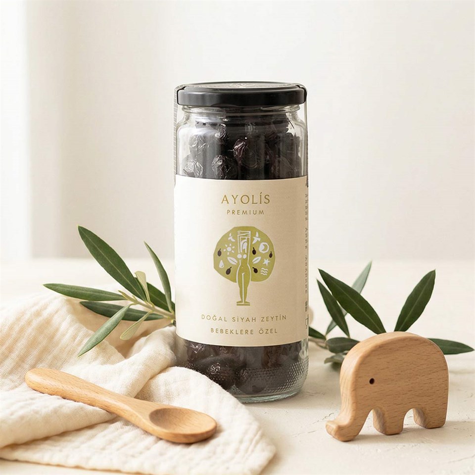 Ayolis Premium Bebek Zeytini 275 g (Organik Zeytinyağlı)