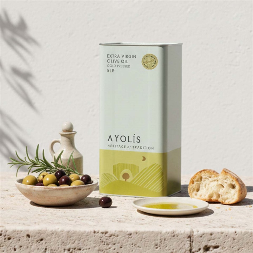 Ayolis Premium Chef Ayvalık Ödüllü Soğuk Sıkım Natürel Sızma Zeytinyağı 5 Lt