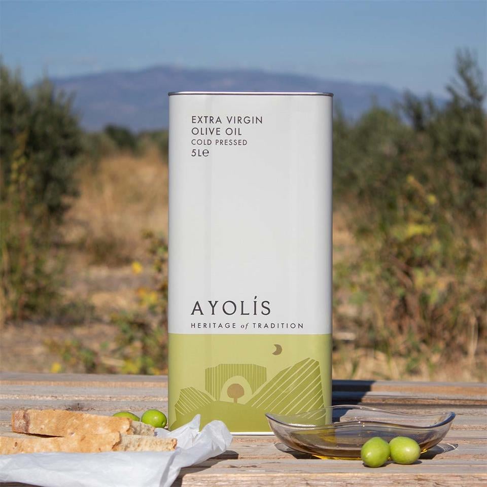 Ayolis Premium Chef Ödüllü Soğuk Sıkım Natürel Sızma Zeytinyağı 5 Lt