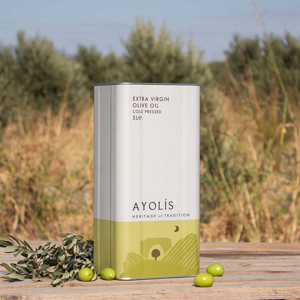 Ayolis Premium Chef Ödüllü Soğuk Sıkım Natürel Sızma Zeytinyağı 5 Lt