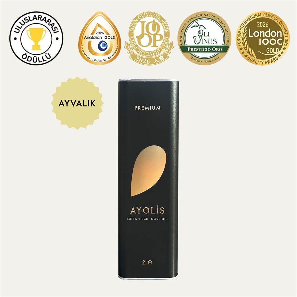 Ayolis Premium Gurme Ayvalık natürel sızma zeytinyağı 2 lt