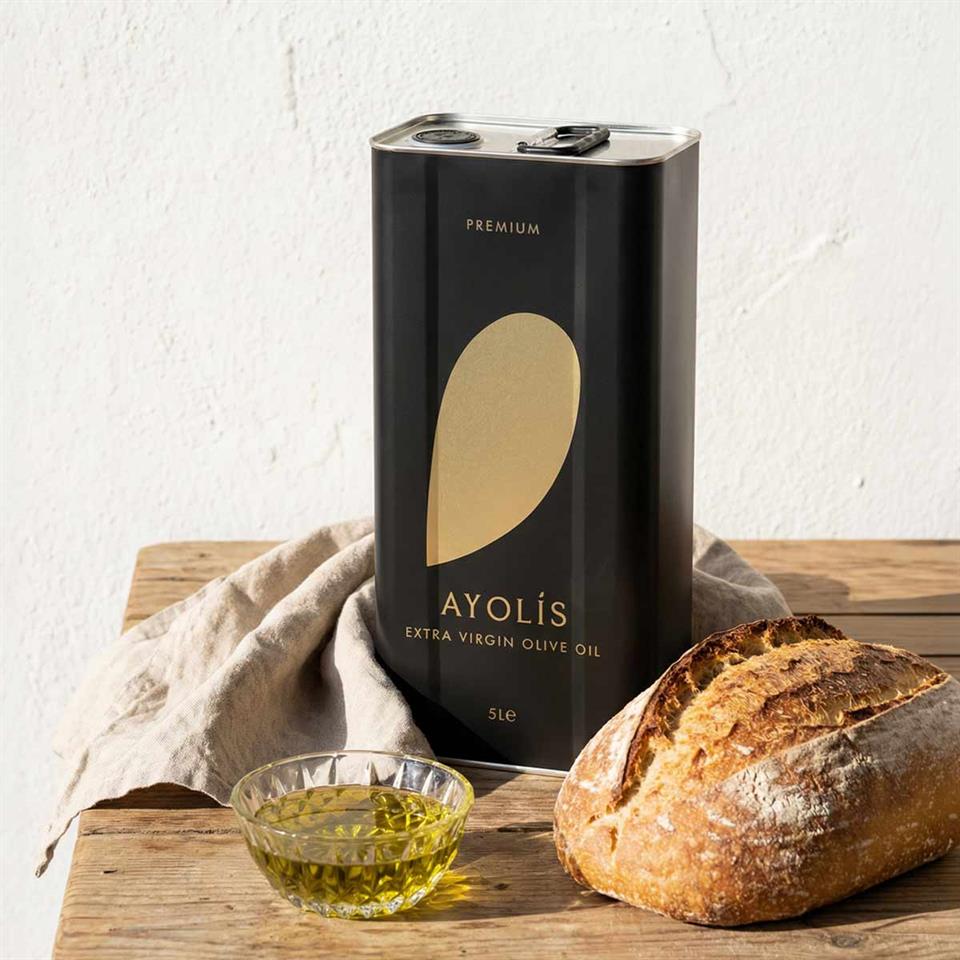 Ayolis Premium Gurme Ayvalık Ödüllü Yüksek Polifenollü Erken Hasat Soğuk Sıkım Natürel Sızma Zeytinyağı 5 Lt