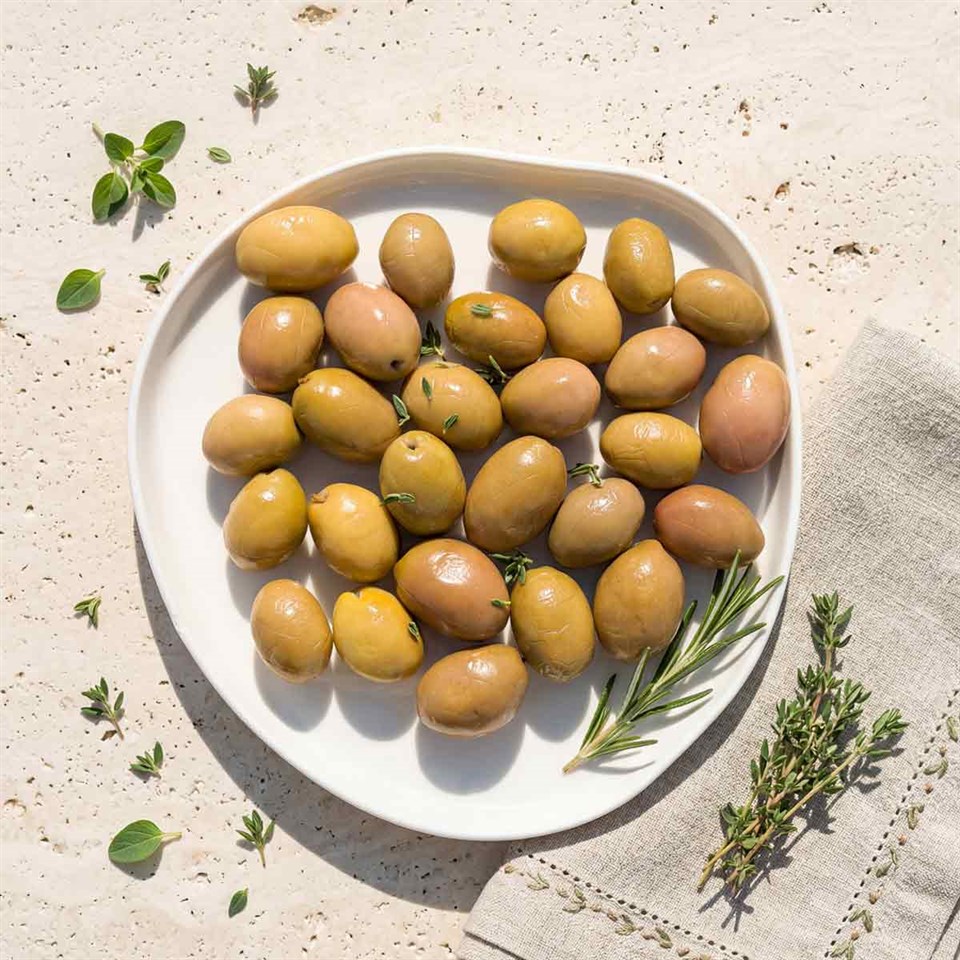Ayolis Premium Gurme Domat Çizik Yeşil Zeytin XXL 950 g