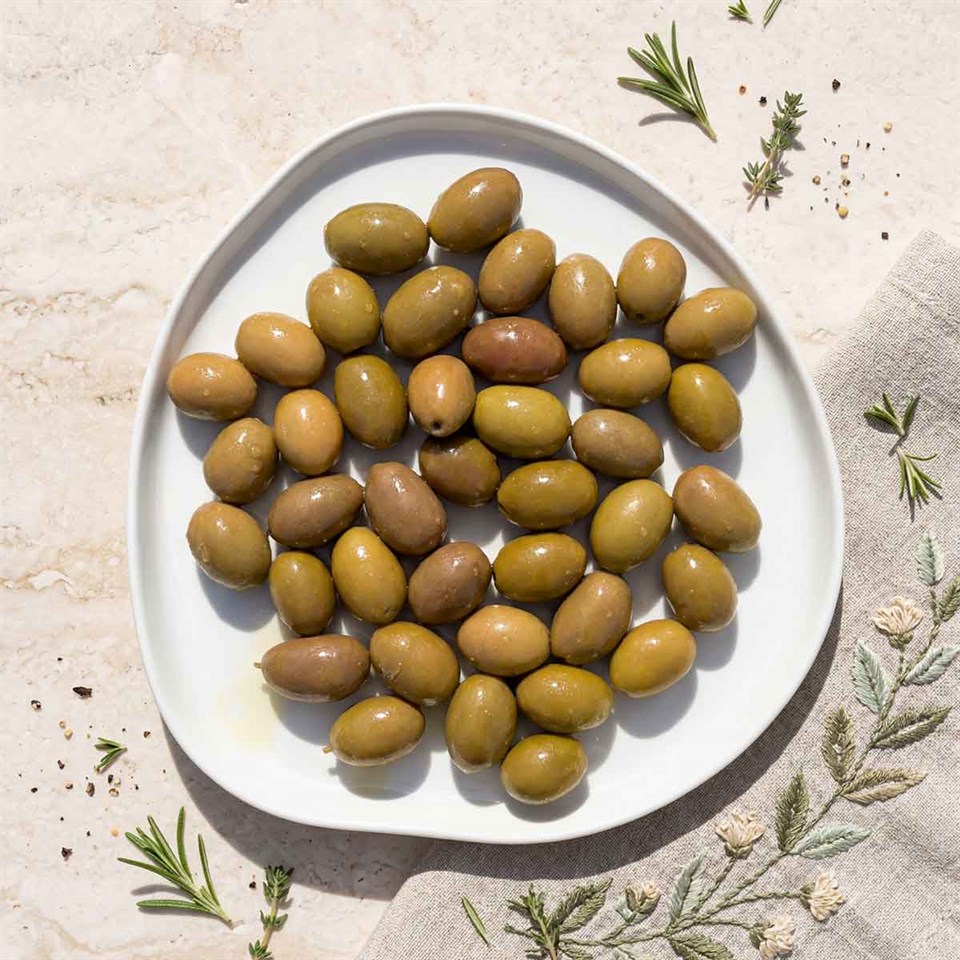 Ayolis Premium Gurme Domat Çizik Yeşil Zeytin XL 950 g