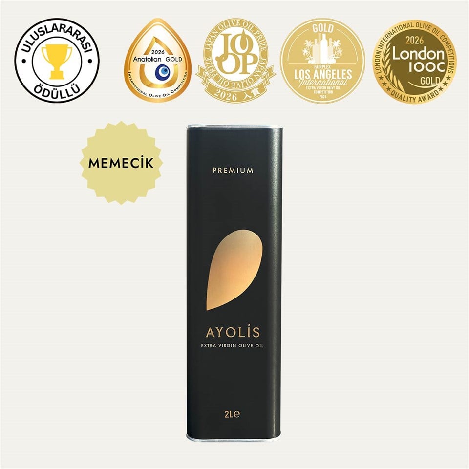 Ayolis Premium Gurme Memecik natürel sızma zeytinyağı 2 lt