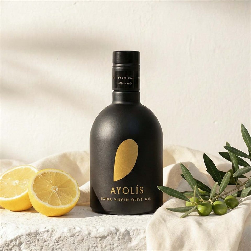 Ayolis Premium Gurme Memecik Ödüllü Yüksek Polifenollü Erken Hasat Soğuk Sıkım Natürel Sızma Zeytinyağı 500 Ml