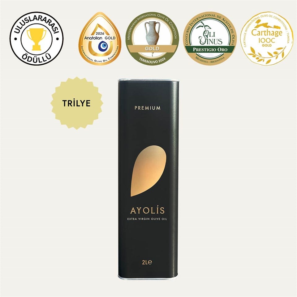 Ayolis Premium Gurme Trilye natürel sızma zeytinyağı 2 lt