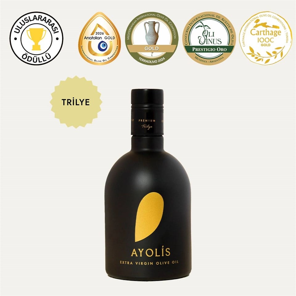 Ayolis Premium Gurme Trilye natürel sızma zeytinyağı 500 ml
