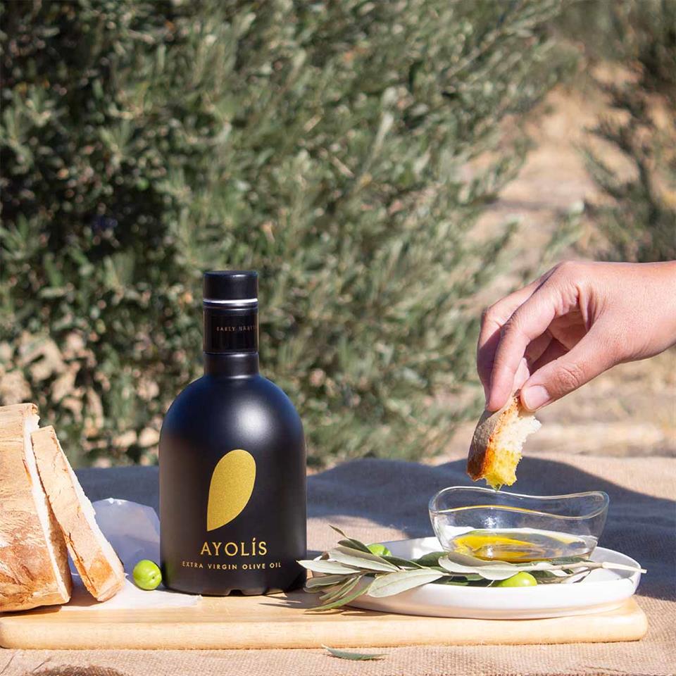 Ayolis Premium Gurme Trilye Ödüllü Yüksek Polifenollü Erken Hasat Soğuk Sıkım Natürel Sızma Zeytinyağı 500 Ml
