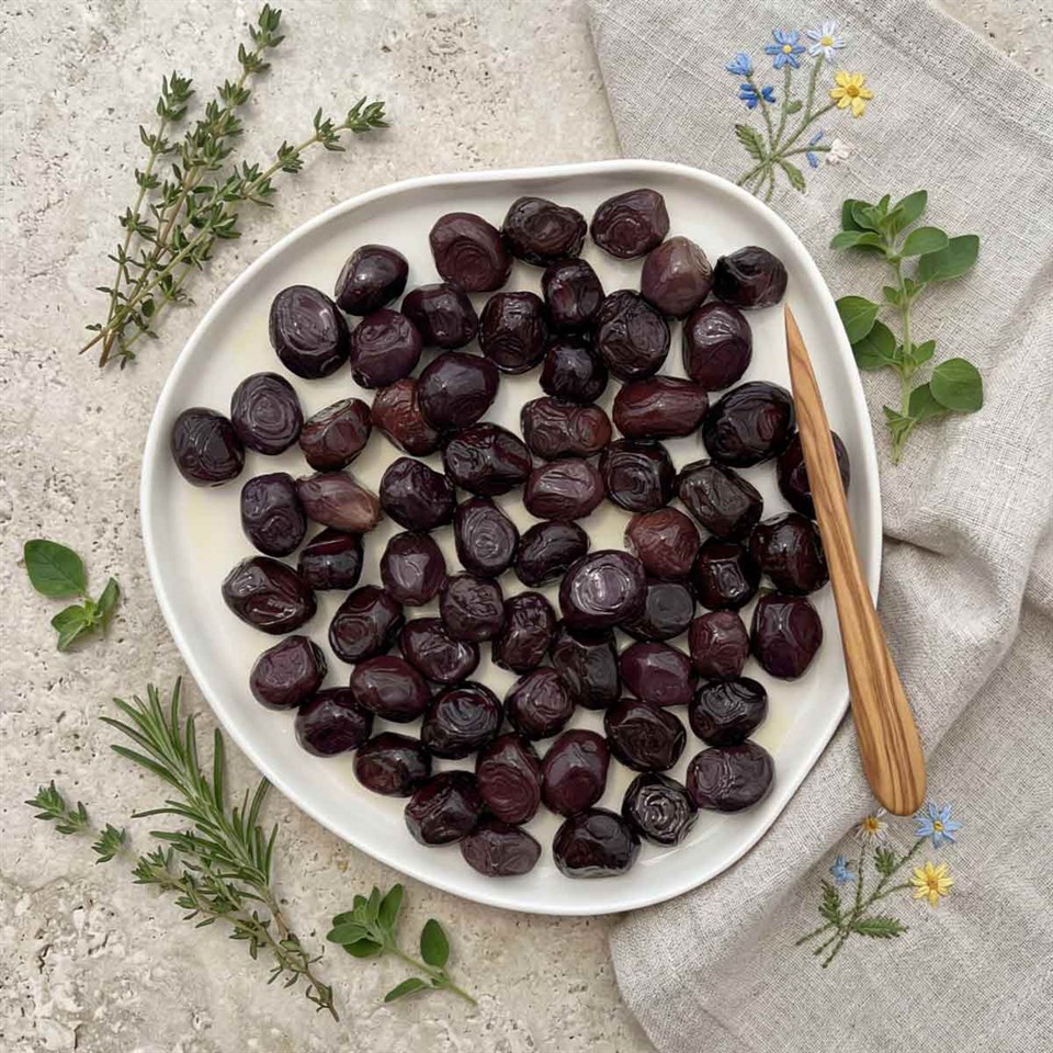 Ayolis Premium Gurme Yağlı Salamura Siyah Zeytin M 10 Kg (Zeytinyağlı)