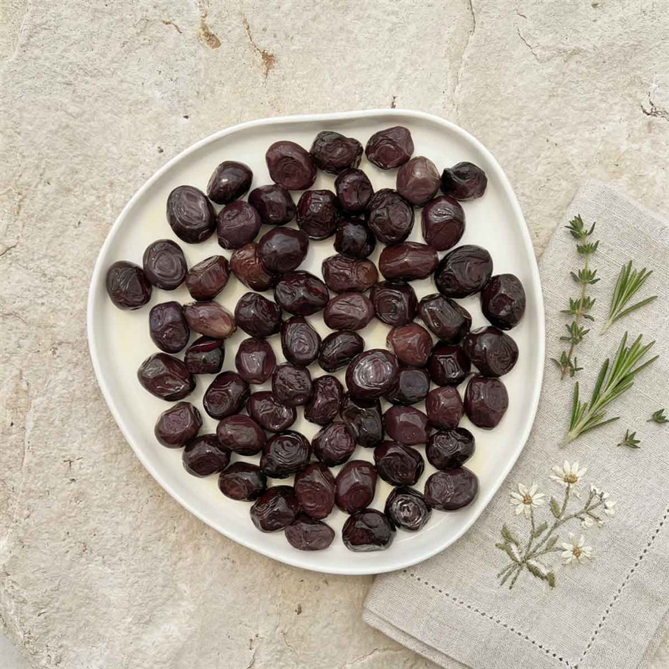 Ayolis Premium Gurme Yağlı Salamura Siyah Zeytin M 950 g (Zeytinyağlı)