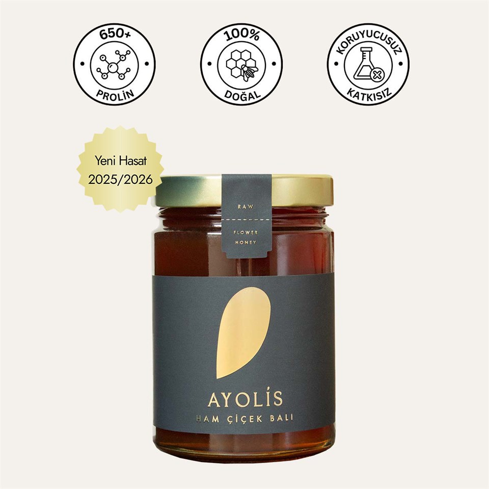 Ayolis Premium Ham Çiçek Balı 650 g