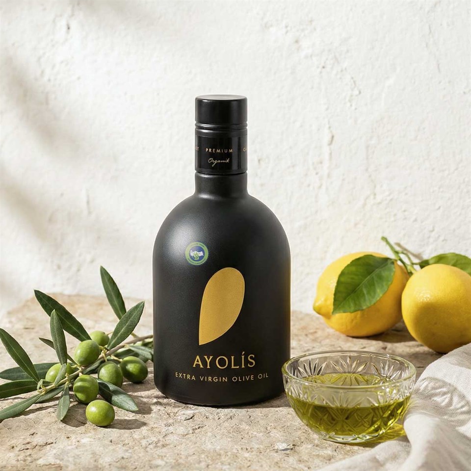 Ayolis Premium Organik Ödüllü Yüksek Polifenollü Soğuk Sıkım Natürel Sızma Zeytinyağı 500 Ml