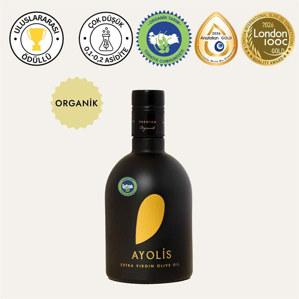 Ayolis Premium Organik natürel sızma zeytinyağı 500 ml